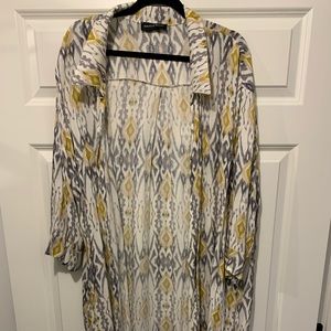 Yellow and Gray Kimono